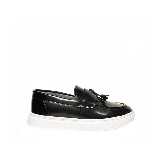 Genel Bebe Loafer Ayakkabı 101b Rugan Siyah - Görsel 1