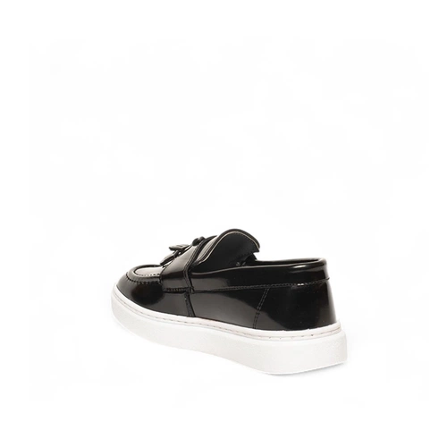 Genel Bebe Loafer Ayakkabı 101b Rugan Siyah - Görsel 3