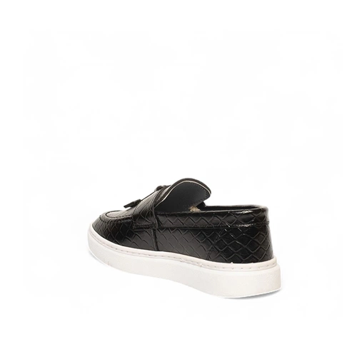 Genel Bebe Loafer Ayakkabı 101b Kroko Siyah - Görsel 3