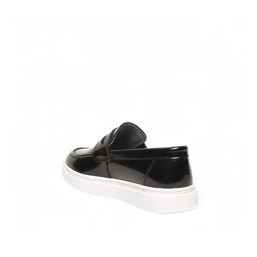 Genel Bebe Loafer Ayakkabı 100b Rugan Siyah - Görsel 3