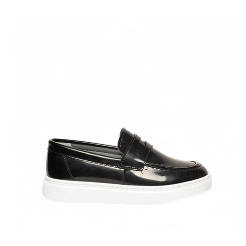 Genel Bebe Loafer Ayakkabı 100b Rugan Siyah - Görsel 1