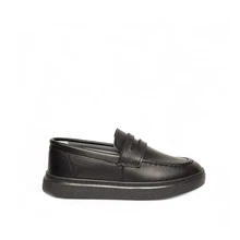 Genel Bebe Loafer Ayakkabı 100b Cilt Siyah