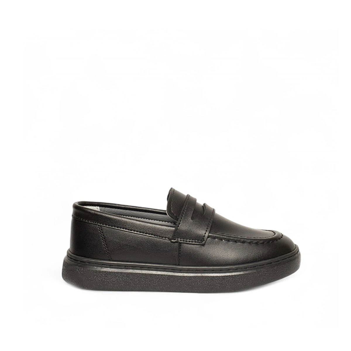Genel Bebe Loafer Ayakkabı 100b Cilt Siyah