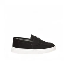 Genel Bebe Loafer Ayakkabı 100b Süet Siyah