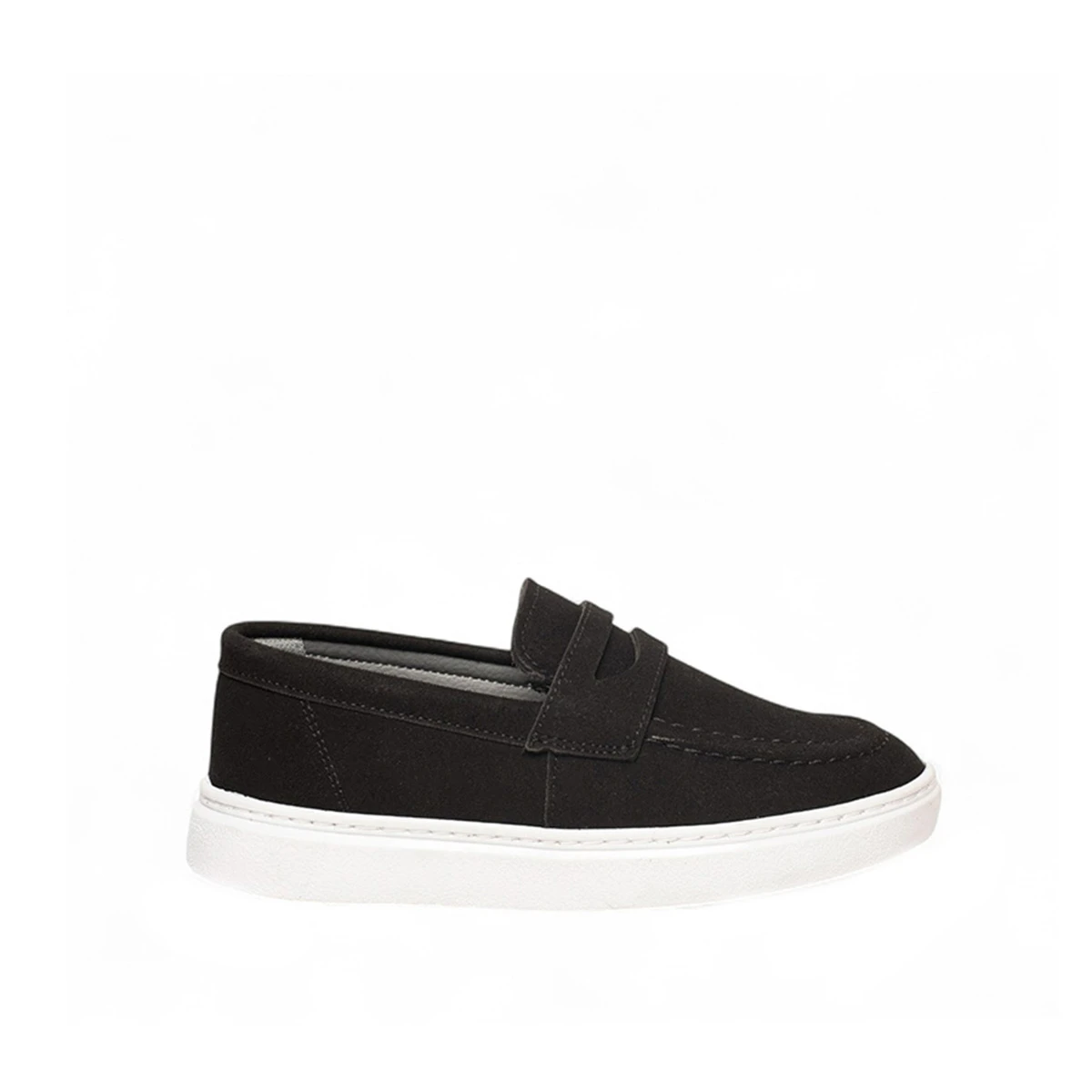 Genel Bebe Loafer Ayakkabı 100b Süet Siyah