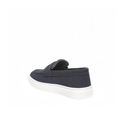 Genel Bebe Loafer Ayakkabı 100b Süet Lacivert - Görsel 3