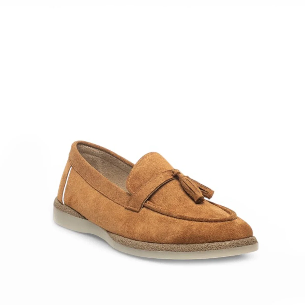 Genel Zenne Loafer 014 Süet Taba