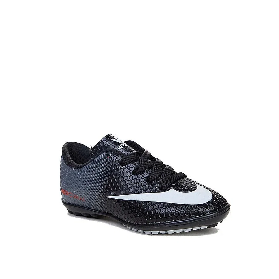 Walked Patik 401 Halı Saha Siyah Beyaz kırmızı