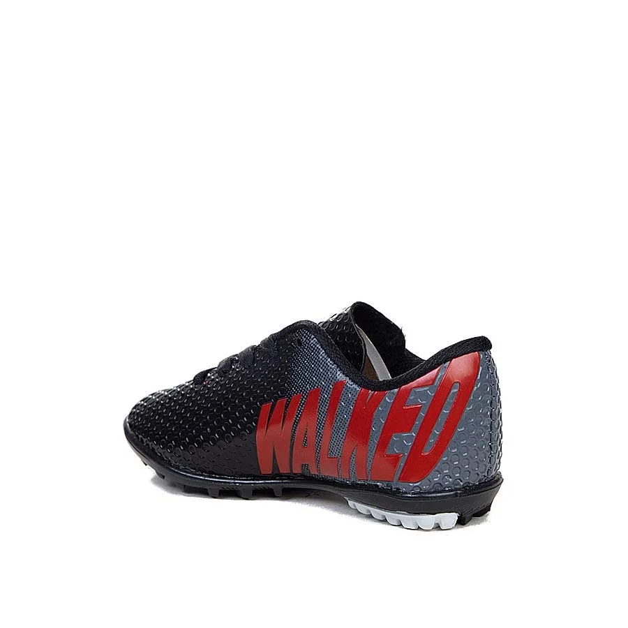 Walked Patik 401 Halı Saha Siyah Beyaz kırmızı