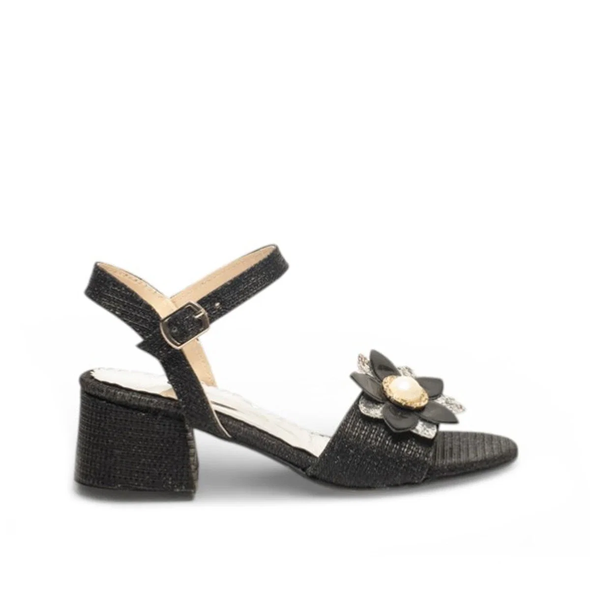 Genel Filet Topuklu Sandalet Hf093 Siyah - Görsel 1