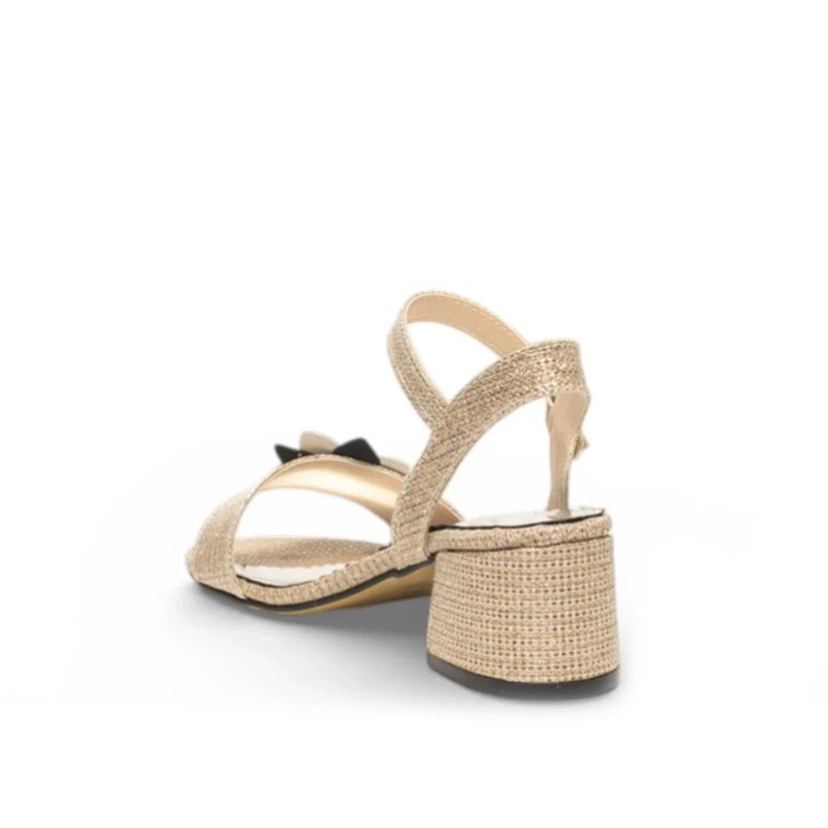 Genel Filet Topuklu Sandalet Hf093 Altın - Görsel 3