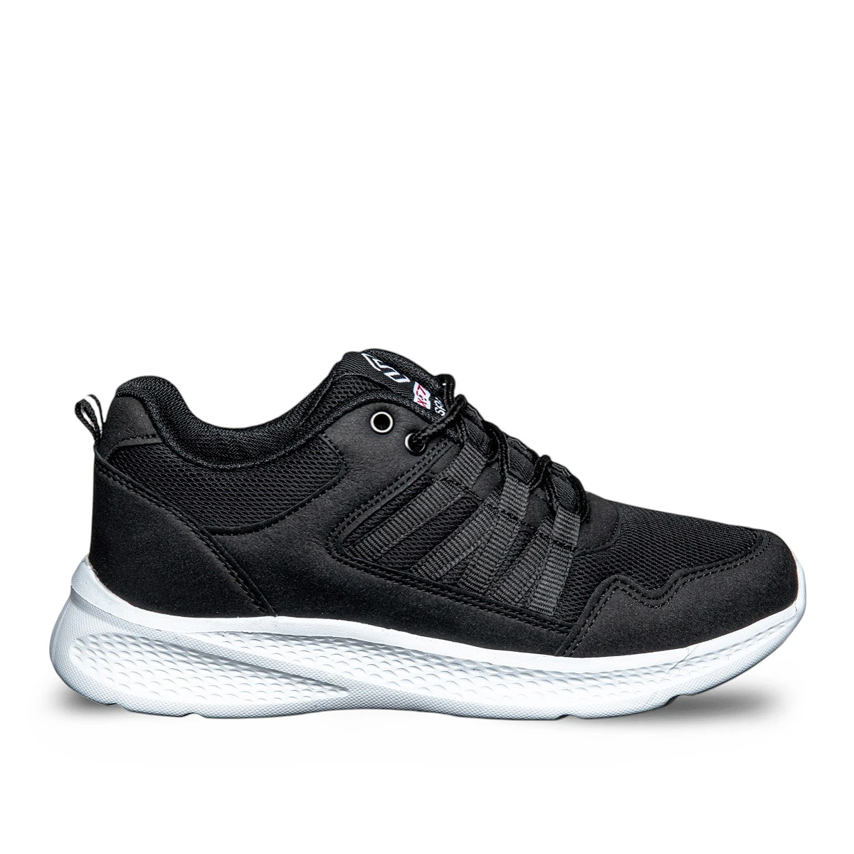 X Step Garson 2029 Anorak Siyah Beyaz
