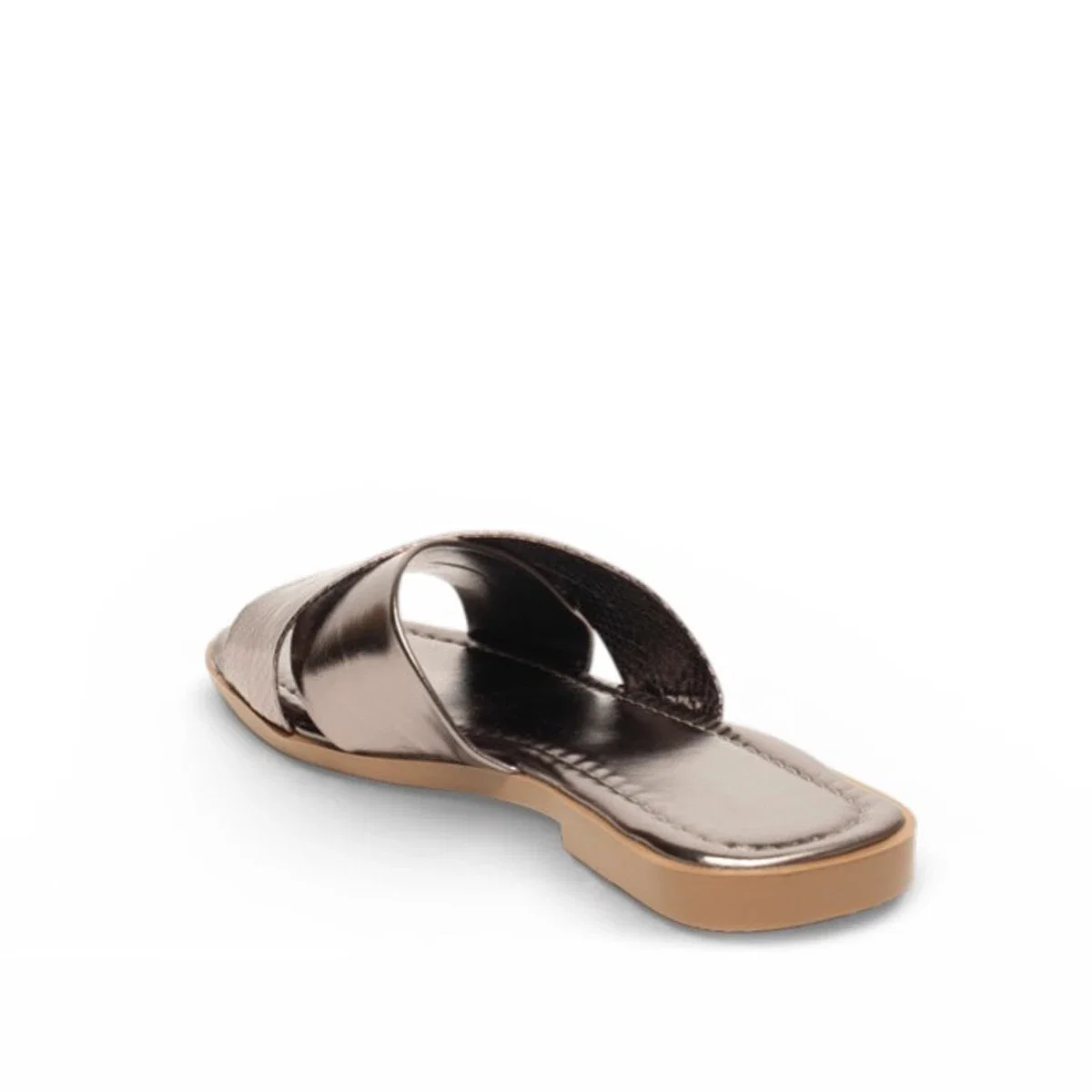 Genel Zenne Terlik 101-1 Metalik Platin - Görsel 3