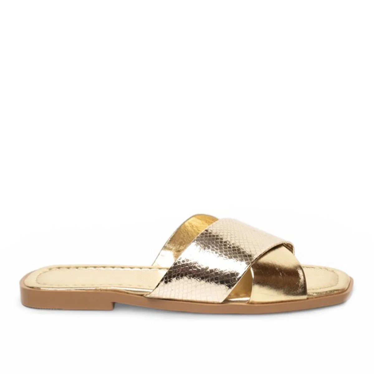 Genel Zenne Terlik 101-1 Metalik Altın - Görsel 1