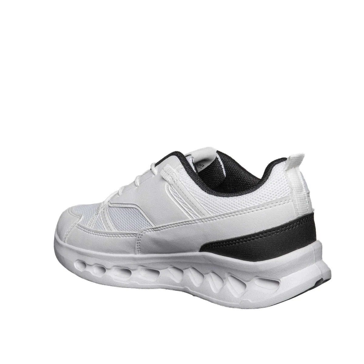 Luttoon Erkek 4312 Anorak Beyaz Siyah Gümüş - Görsel 3