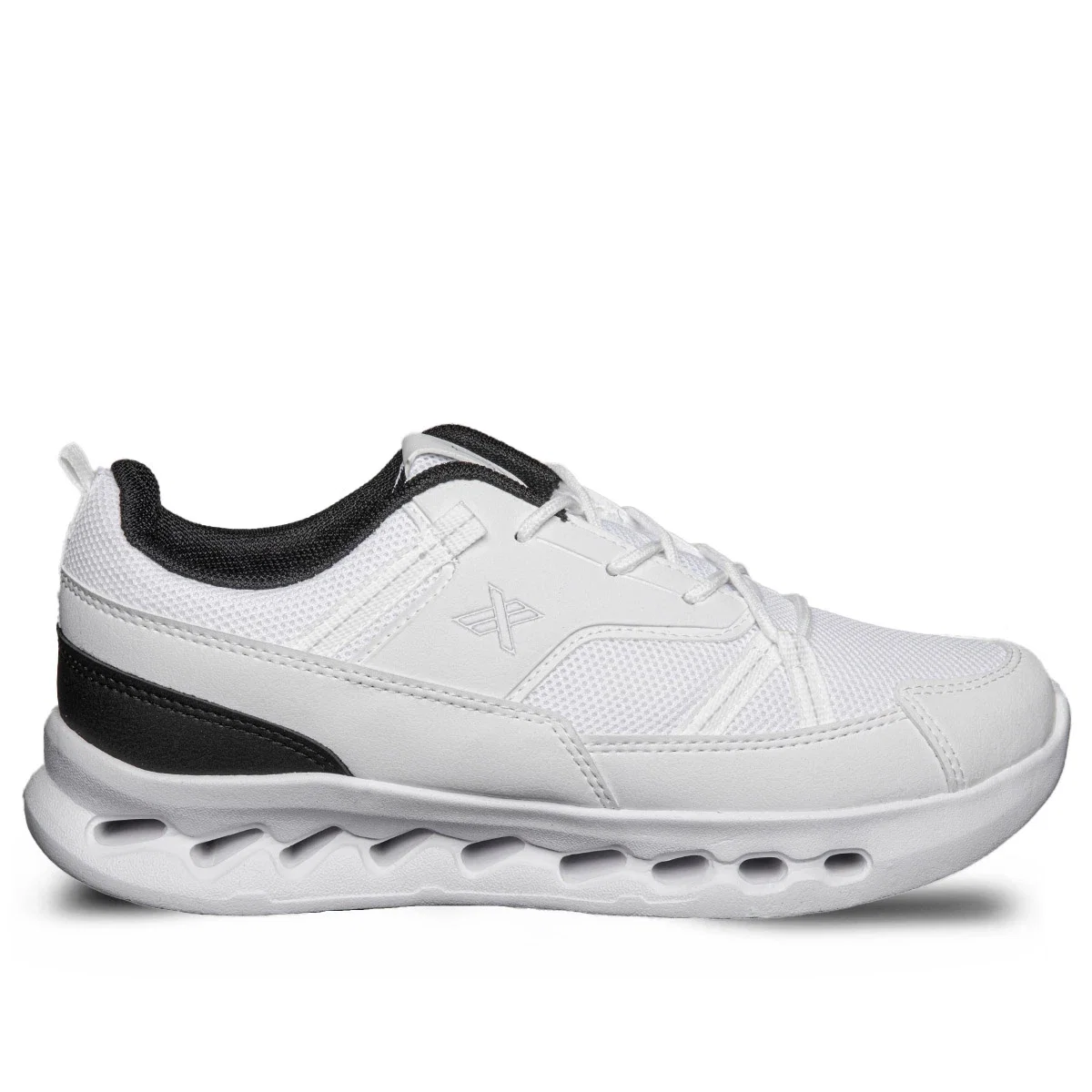 Luttoon Erkek 4312 Anorak Beyaz Siyah Gümüş - Görsel 1