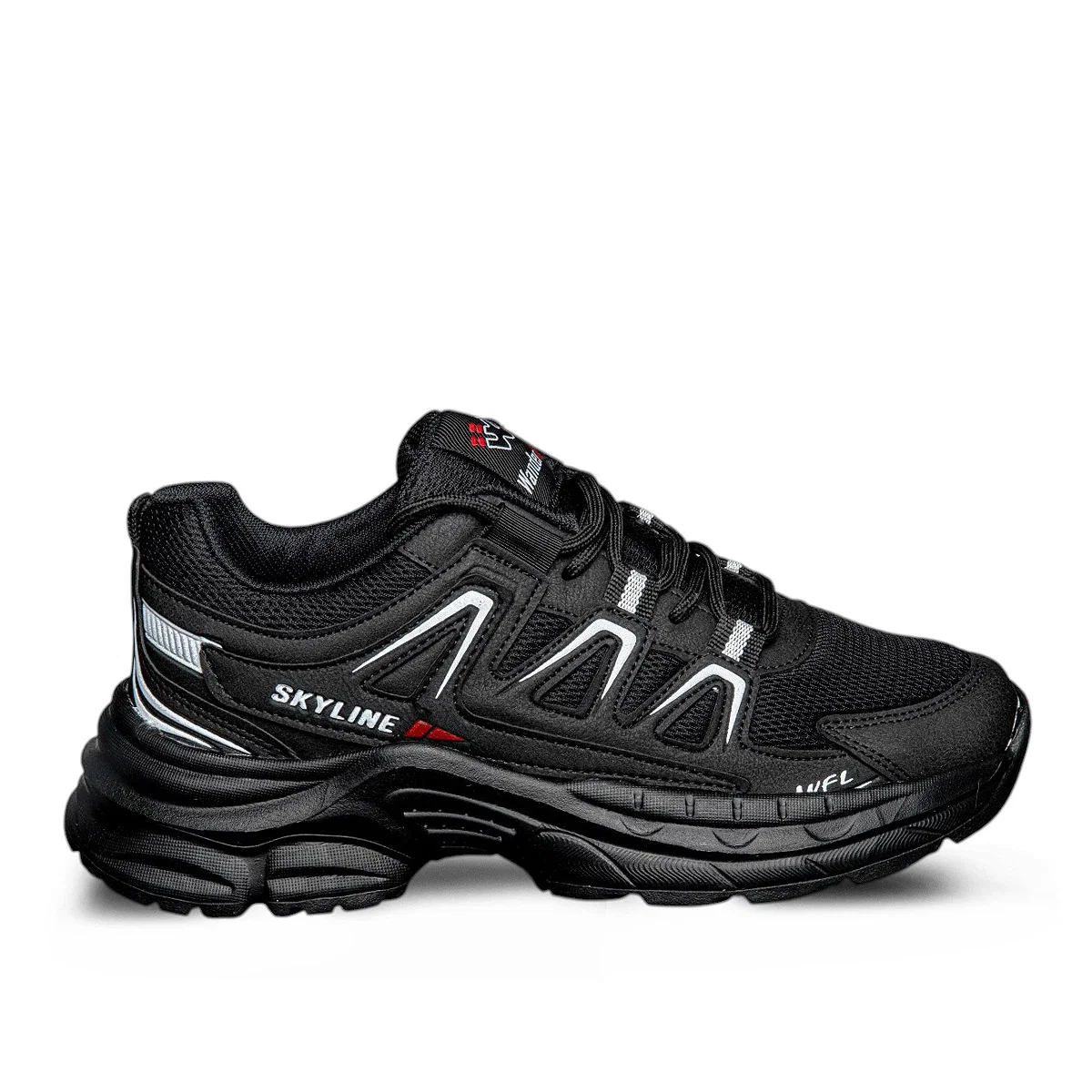 Wanderfull Garson 4281 Anorak Siyah Beyaz Siyah - Görsel 1