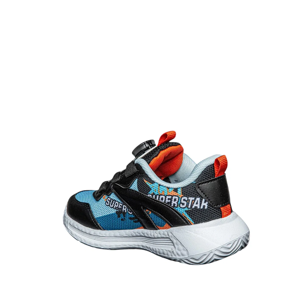 Süperstar Filet 020-1 Anorak Siyah Mavi Oranj - Görsel 3