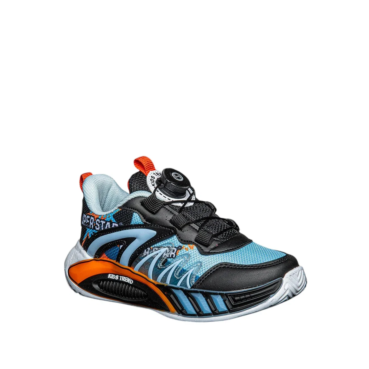 Süperstar Filet 020-1 Anorak Siyah Mavi Oranj - Görsel 2