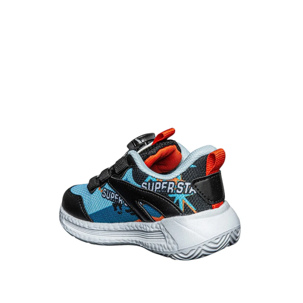 Süperstar Patik 020-1 Anorak Siyah Mavi Oranj - Görsel 3