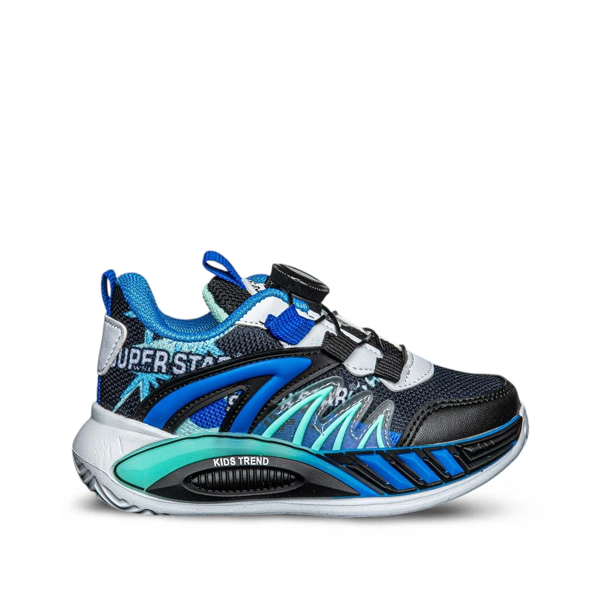 Süperstar Patik 020-5 Anorak Siyah Saks Su Yeşili - Görsel 1