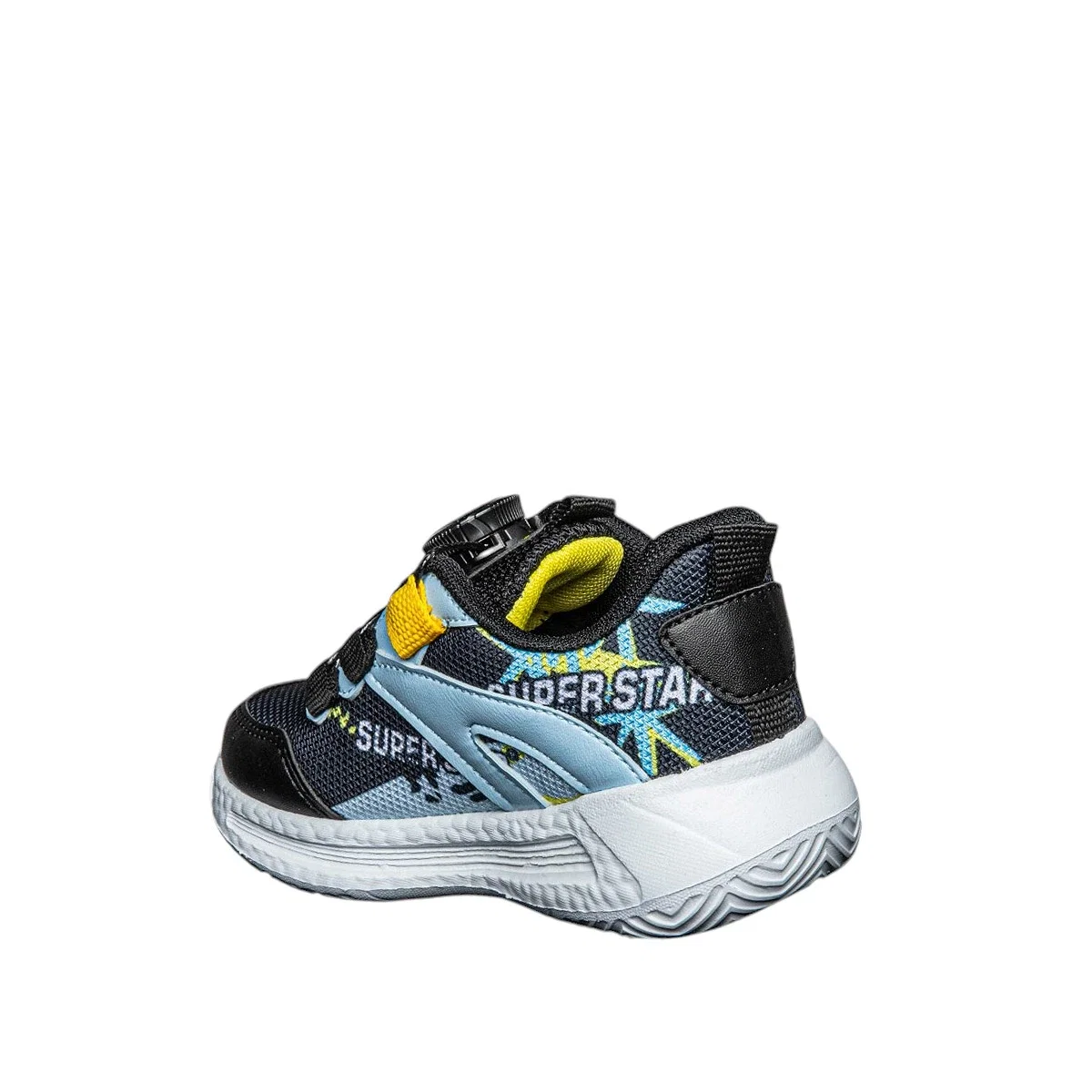 Süperstar Patik 020-7 Anorak Siyah Sarı Bebe Mavi - Görsel 3