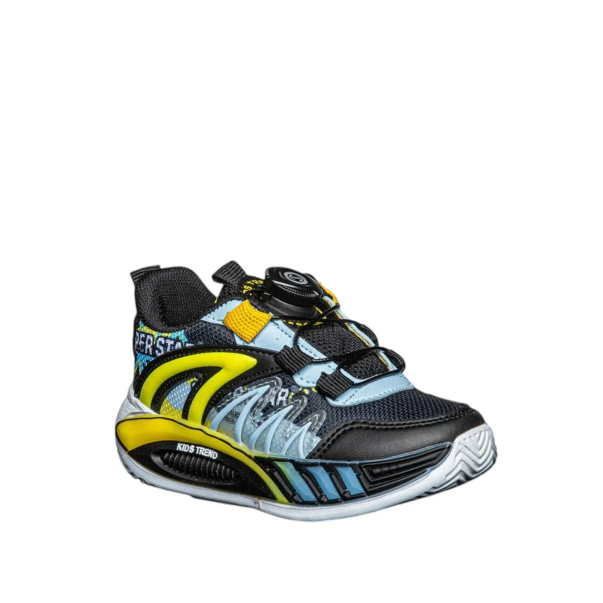 Süperstar Patik 020-7 Anorak Siyah Sarı Bebe Mavi - Görsel 2