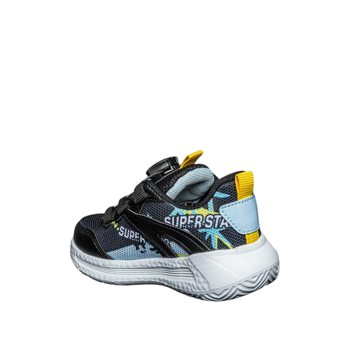 Süperstar Patik 020-3 Anorak Siyah Bebe Mavi Sarı - Görsel 3