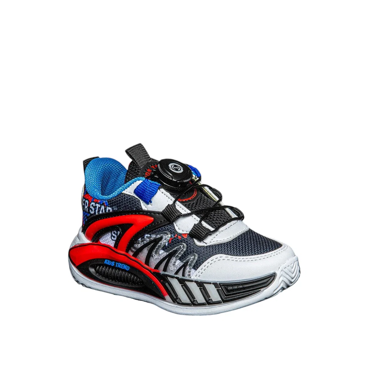 Süperstar Patik 020-2 Anorak Beyaz Siyah Kırmızı - Görsel 2