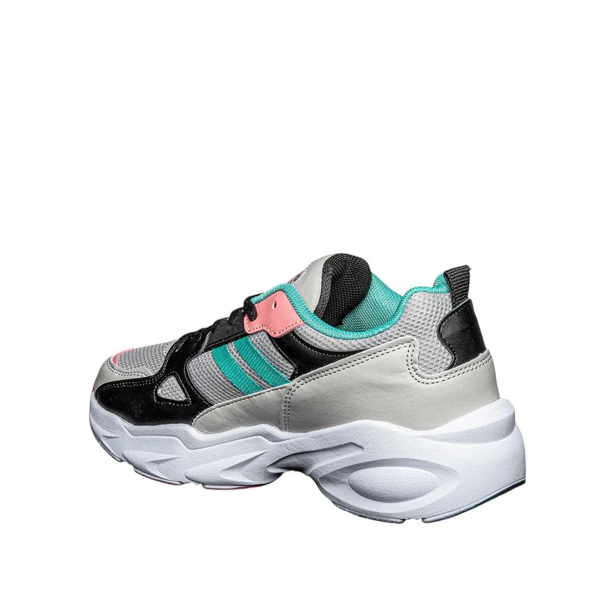 Queen Step Zenne 2150-01 Anorak Buz Siyah Yeşil Pudra - Görsel 3