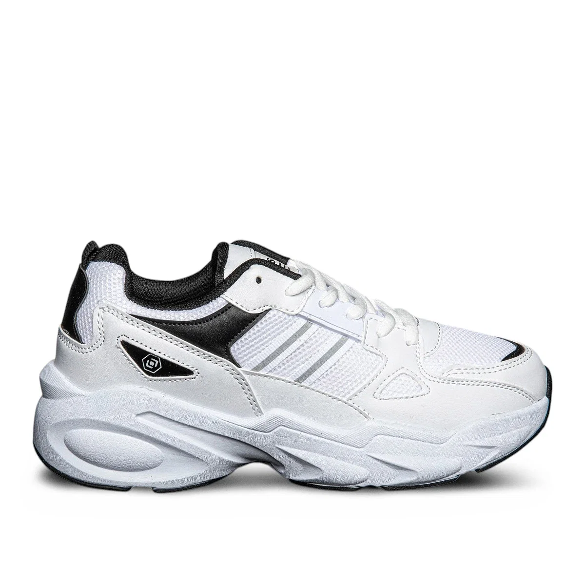 Queen Step Zenne 2150-02 Anorak Beyaz Siyah - Görsel 1