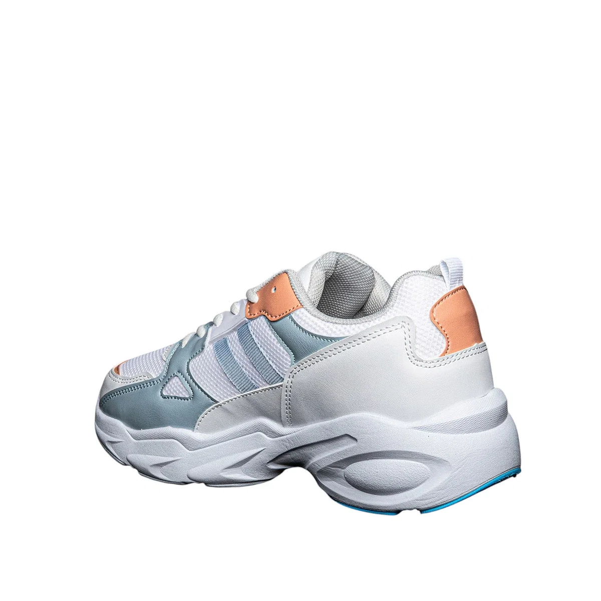 Queen Step Zenne 2150-06 Anorak Beyaz Pudra Bebe Mavi - Görsel 3