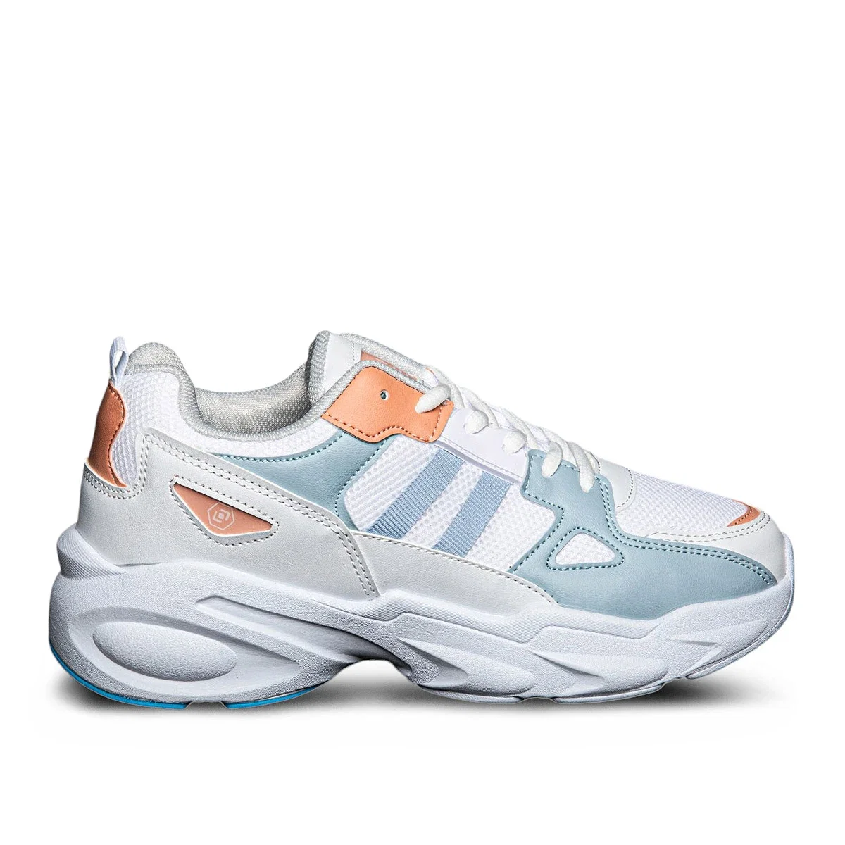 Queen Step Zenne 2150-06 Anorak Beyaz Pudra Bebe Mavi - Görsel 1