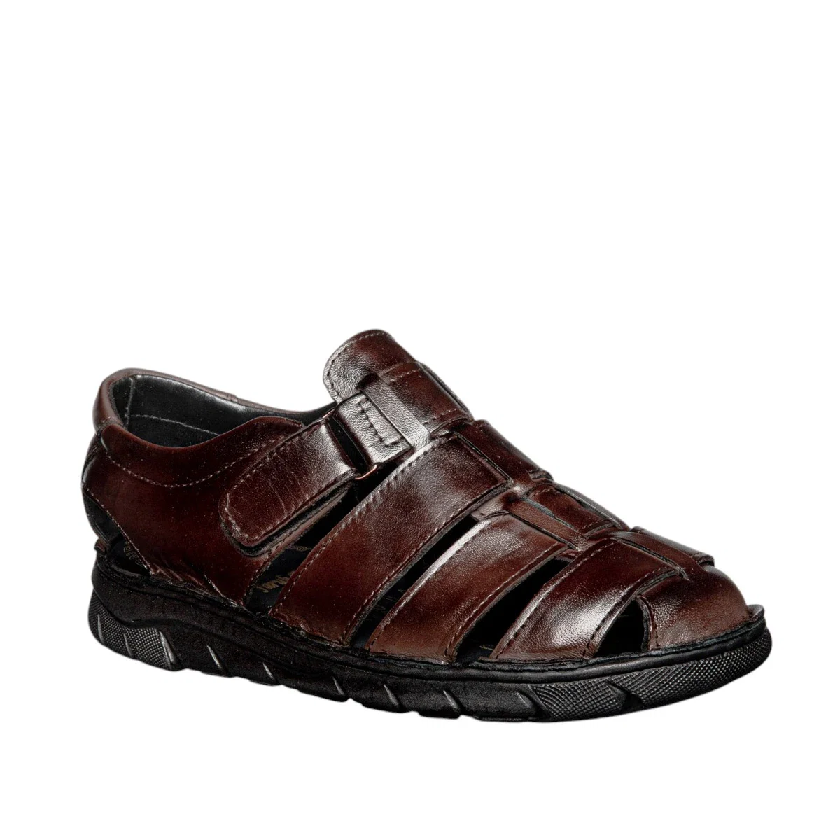 Faruk Deri Erkek 424 Cilt Sandalet Kahve Tb Poli - Görsel 2