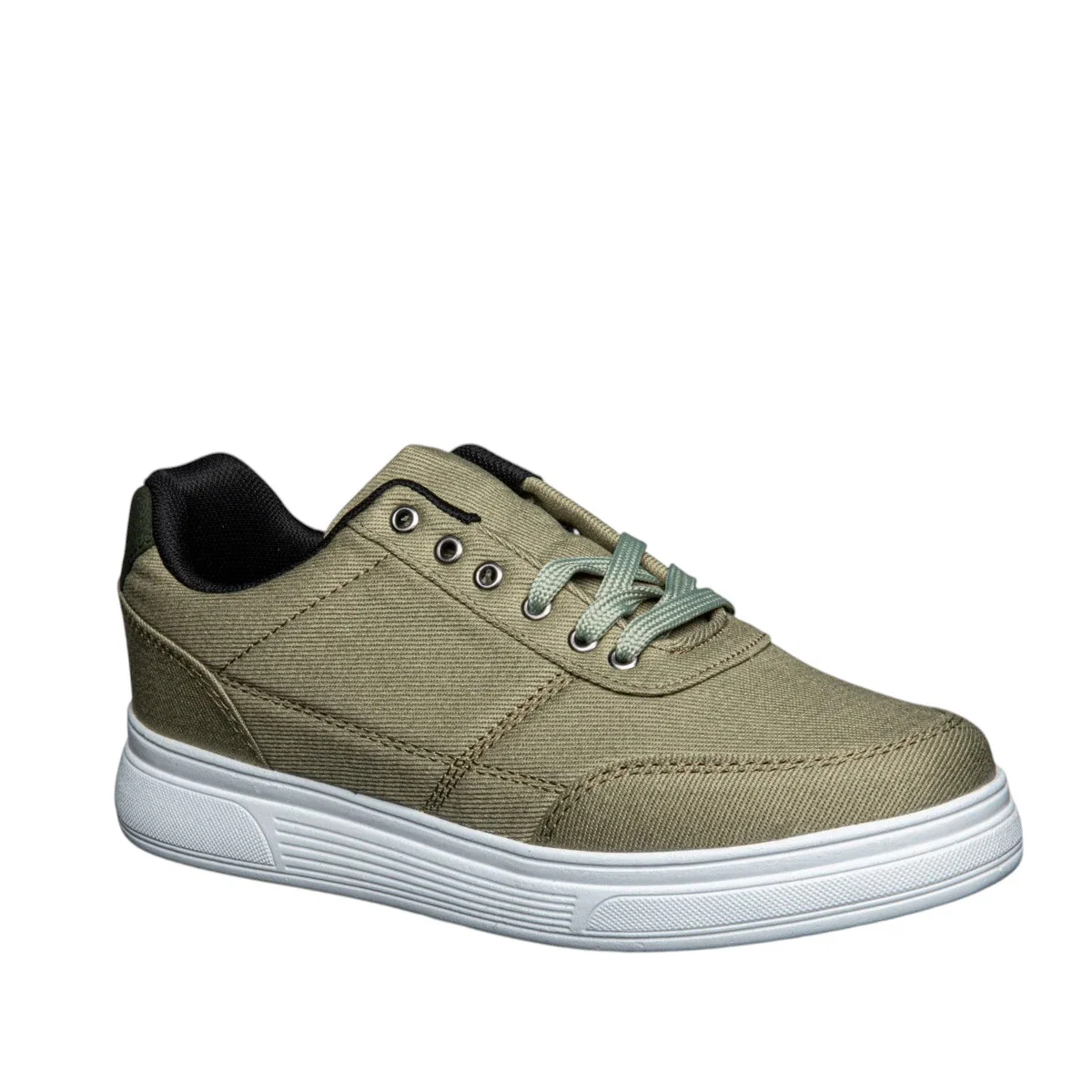 Jack Lion Erkek 605 Keten Haki Beyaz