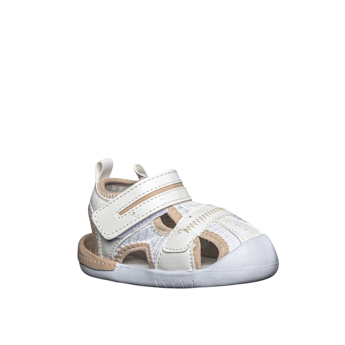 Pufix Bebe 001 Sandalet Beyaz Nut