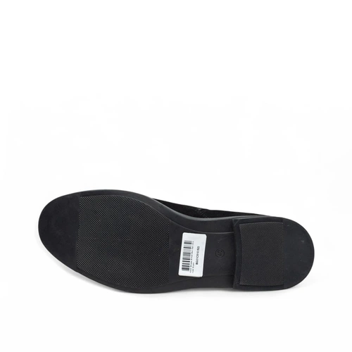 Moon Shoes Erkek Bot Deri 510 Süet Siyah - Görsel 4