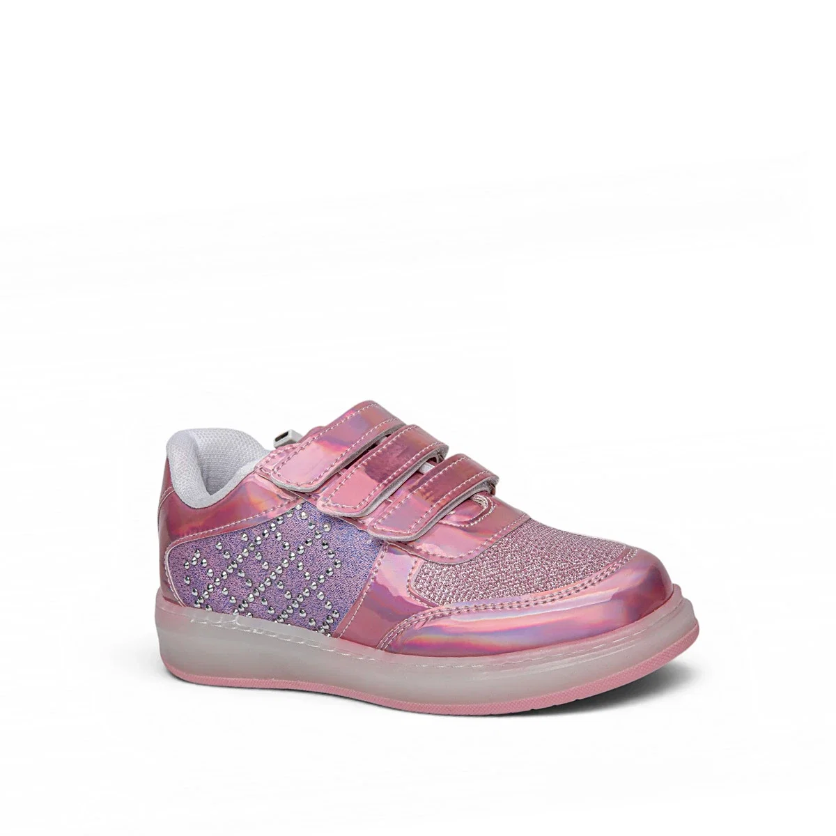 Le Petit Filet Ayna Pembe Taşlı Şarj Led - Görsel 2