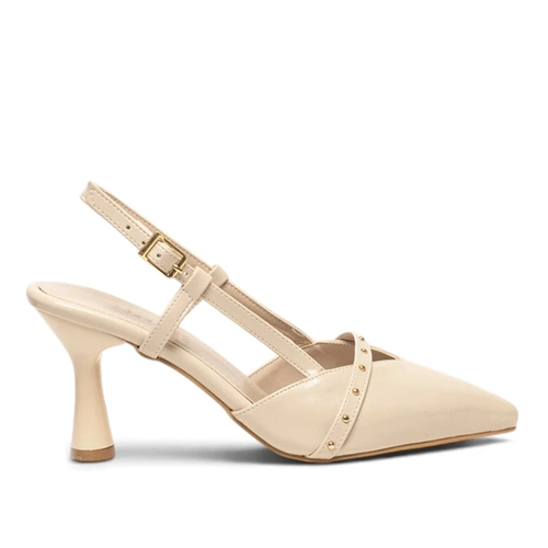 Renas Zenne Stiletto 911 Yanki Bej - Görsel 1