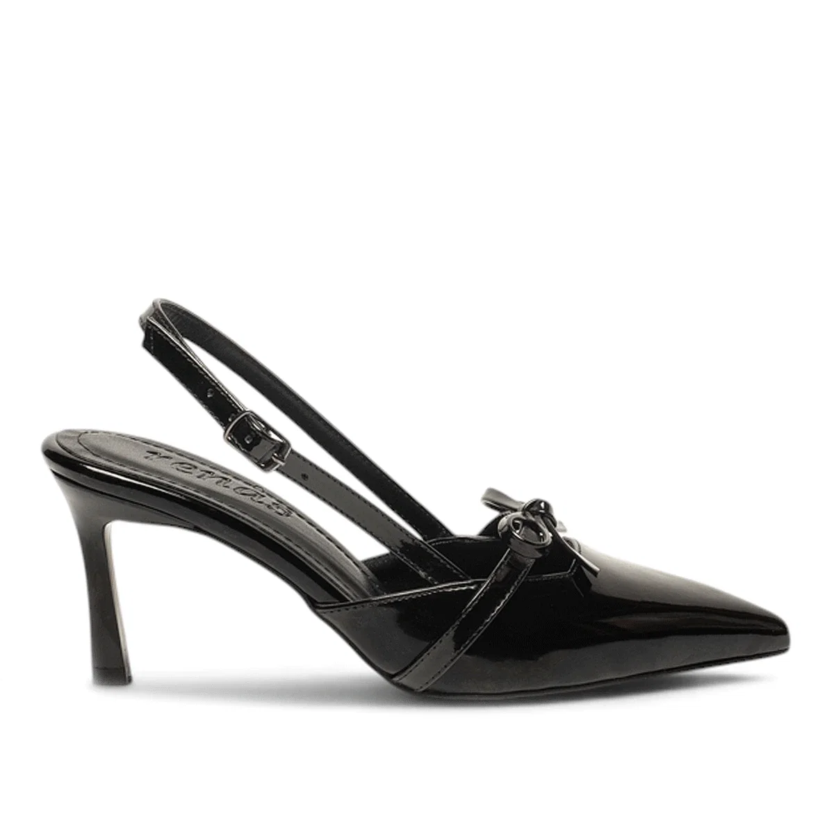 Renas Zenne Stiletto 214 Rugan Siyah - Görsel 1
