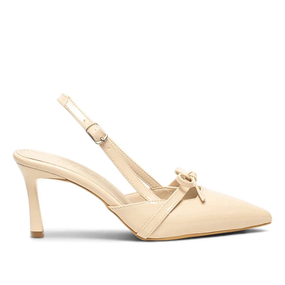Renas Zenne Stiletto 214 Rugan Bej - Görsel 1
