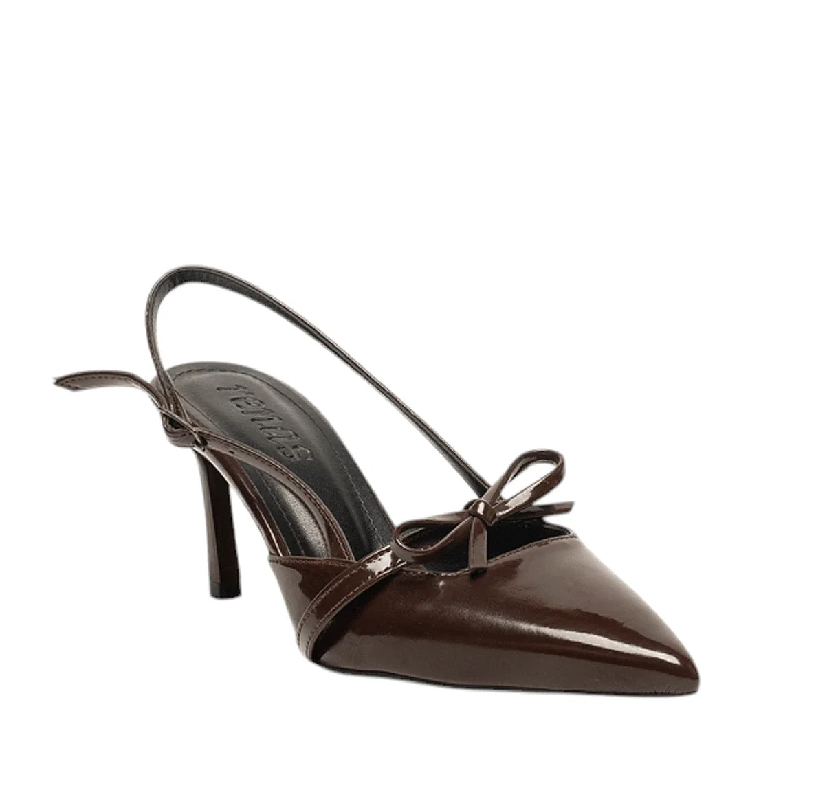 Renas Zenne Stiletto 214 Rugan Kahve - Görsel 2