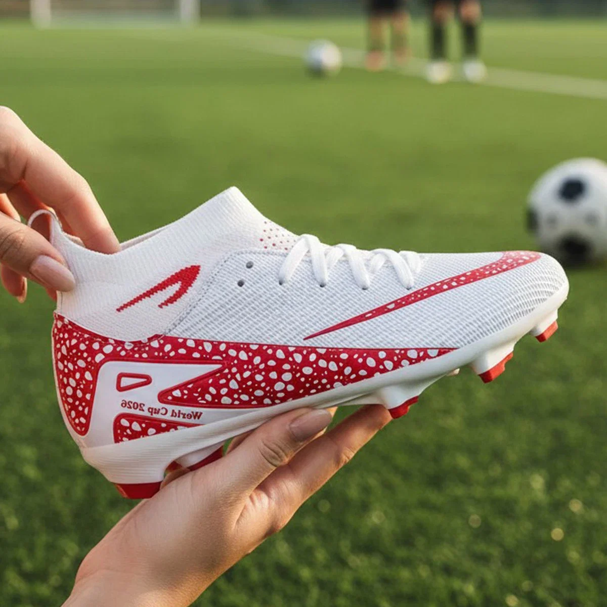 Laliga Filet Superfly 610 Krampon Beyaz Kırmızı. - Görsel 1