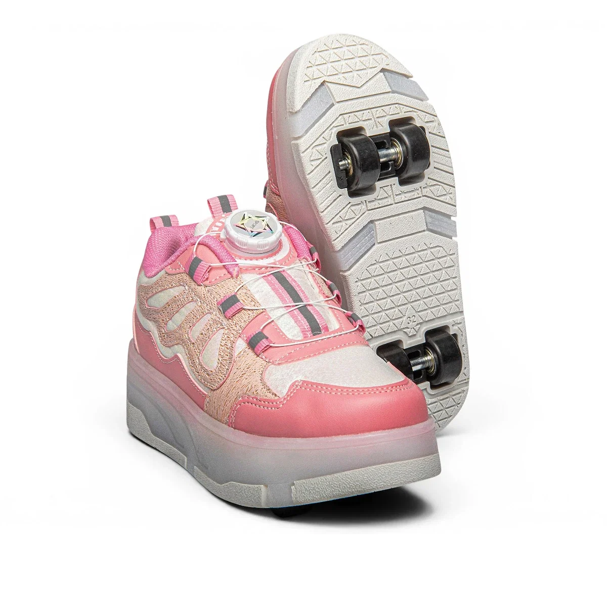 Twingers Filet Patenli 002 Anorak Pembe - Görsel 1