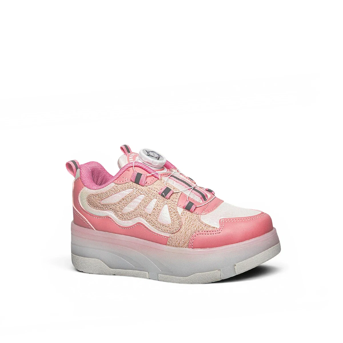 Twingers Filet Patenli 002 Anorak Pembe - Görsel 3