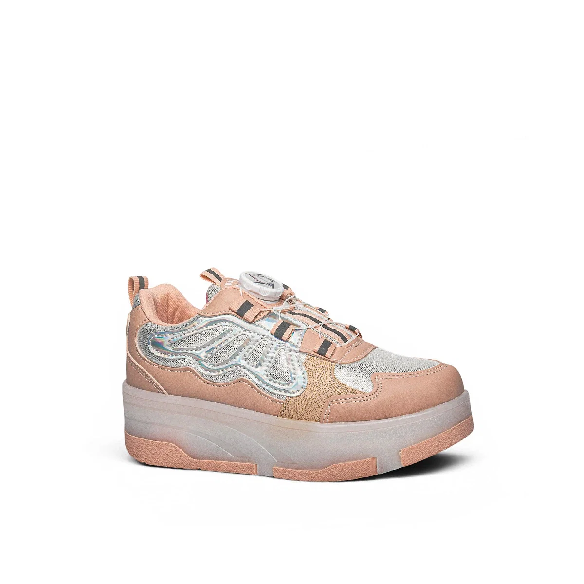 Twingers Filet Patenli 002 Anorak Pudra - Görsel 3