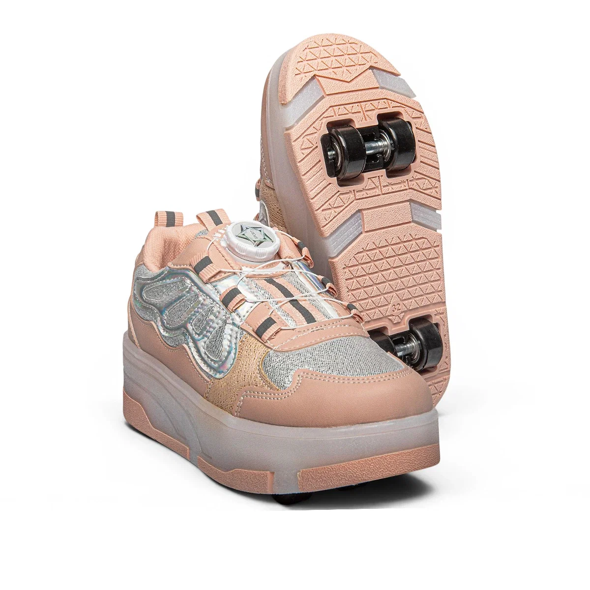Twingers Filet Patenli 002 Anorak Pudra - Görsel 1