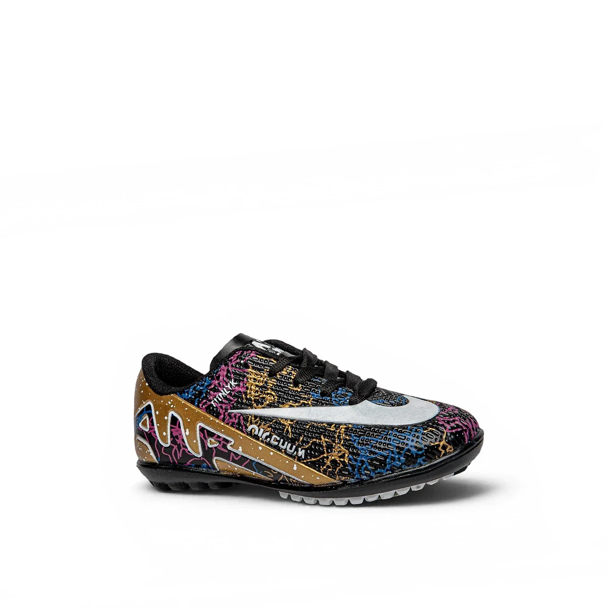 Walked Patik 037 Halı Saha Siyah Beyaz