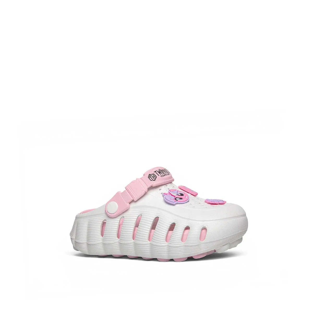 Twingo Filet 2504 Terlik Emoji Beyaz Pembe - Görsel 2