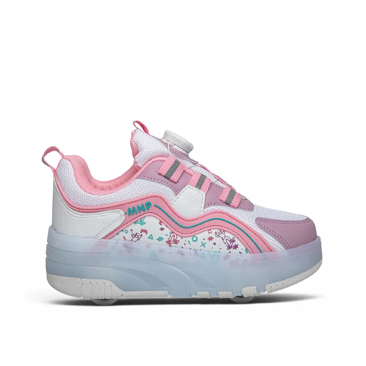 Minipa Filet Patenli 6504 Cilt Beyaz Pembe - Görsel 2